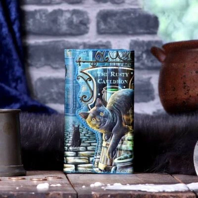 KEINE ANGABE Fantasy Geldbörse Brieftasche Portemonnaie Rusty Cauldron Katze Cat Lisa Parker