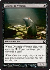 DRAINPIPE VERMIN X4 4 4X Return to Ravnica MTG Magic the Gathering Cards DJMagic