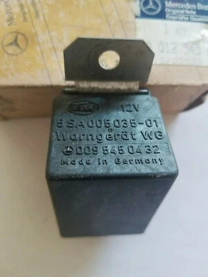 Unidad de advertencia de cinturón de seguridad Mercedes Benz 1990-1993 300SL 500SL *0095450432 Foto 1 de 4