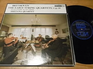 Beethoven Early String Quartets Op.18 No.2 & 4 Smetana Quartet DENON Japan - Picture 1 of 1