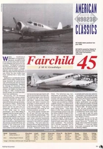 Fairchild 45 Aircraft Report 1/7/2023f - Picture 1 of 1