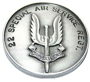 SAS 22 Special Air Service Regiment Coin - special Forces UK Hand Made Original