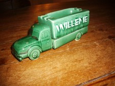 RARE CENDRIER PUBLICITAIRE EN CERAMIQUE CAMION WILLEME - 60'S - PERPIGNAN