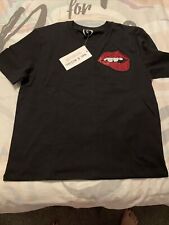 mac miller t shirt Size Small With Sequin Lip Design