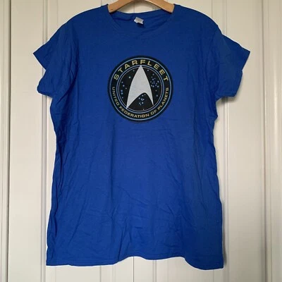 Camisa ajustada para mujer Star Trek Star Fleet United Federation of Planets 2017 talla 2XL Foto 1 de 4