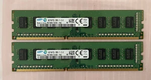 Samsung 8GB (2 x 4GB) PC3L-12800U DDR3 Memory RAM M378B5173EB0-YK0 - Picture 1 of 2