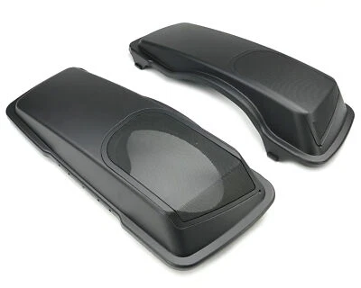 Kit de tapa de altavoz alforja Hogtunes para Harley 94-13 con bolsas duras de fábrica (TAPA HT) Foto 1 de 2
