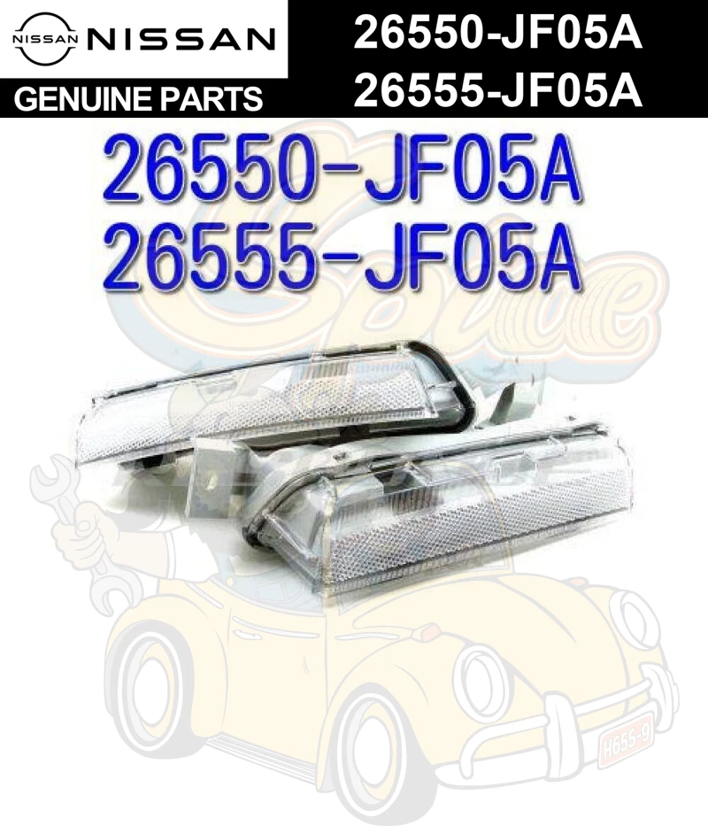 Juego de lentes reflectoras parachoques trasero transparentes Nissan 08-16 R35 GT-R GTR Foto 1 de 1