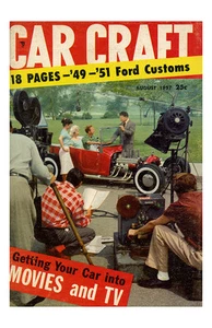 New Hot Rod Poster 11x17 Car Craft Magazine Cover Art 49-51 Ford Custom  - Picture 1 of 1