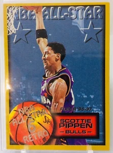 1996-97 FLEER Basketball #287 SCOTTIE PIPPEN NBA All-Star 6 RETRO Card - Bulls - Picture 1 of 8