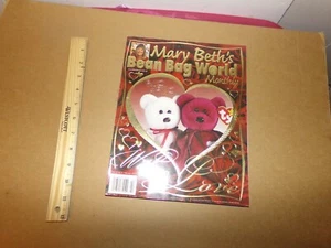 TY Beanie Babies Mary Beth’s Magazine Bean Bag World LOVE - Picture 1 of 3