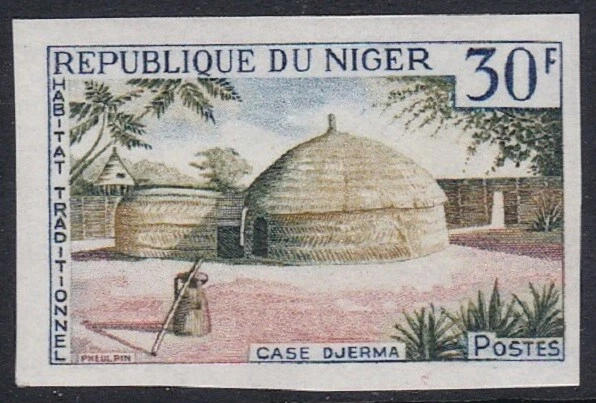 Niger Sc147 Casa Tradicional, Casa Djerma, Imperf - Imagem 1 de 1
