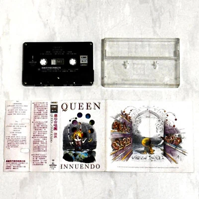 Queen 1991 Innuendo - Taiwan Edition 12 Track Cassette Tape Album with Lyrics - Image 1 of 4