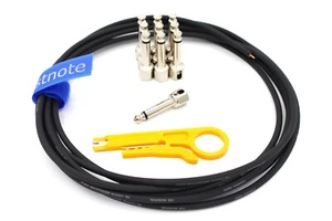 Pedal Board KIT 30 Plugs/30 ft EA BLACK Monorail and Straight or Right Angle SIS - Picture 1 of 12