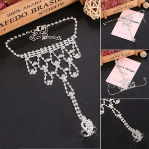 Fashion Women Ankle Bracelet Sterling Anklet Silver Boho Foot Chain Beach Sliver - Picture 1 of 5