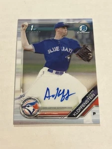 Bowman 2019 cromo Adam Kloffenstein en tarjeta automática 1st Blue Jays - Imagen 1 de 2