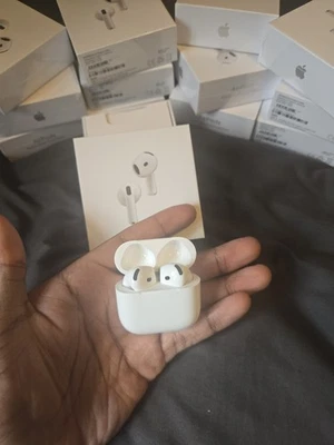 BNIB - 100% GENUINE Apple AirPods 4 (4th Gen) With (ANC) - Sealed - Image 1 of 4