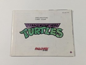 Nintendo NES Teenage Mutant Hero Turtles istruzioni PALCOM NES-88-FRG Manual