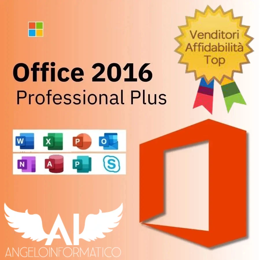 OFFICE 2016 PRO PLUS LICENZA ORIGINALE A VITA FATTURA GARANZIA (ATT. ONLINE) - Immagine 1 di 1