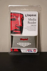 SEALED Kingston FCR-HS4 USB 3.0 Media Card Reader/Writer - Afbeelding 1 van 2