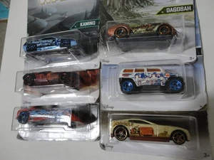 Hot Wheels Konvolut 6 verschiedene Star Wars Autos - auf schlechten Karten - Lot #3 - Bild 1 von 4