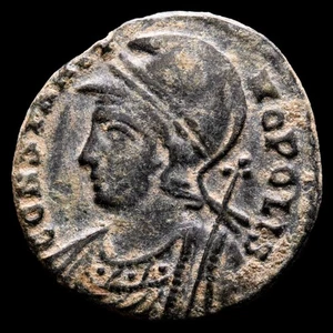 *Lucernae* Constantinopolis follis Roma Conmemorativa Victoria Proa RBЄ (6120) - Imagen 1 de 3