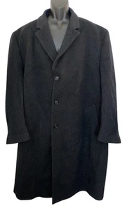 Jos A Bank Men's 50R Wool Long Trench Coat - Picture 1 of 8