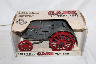 ERTL CASE "L" Farm Toy Tractor 1/16 1987 Special Edition  Steel Grey - Image 1 of 3
