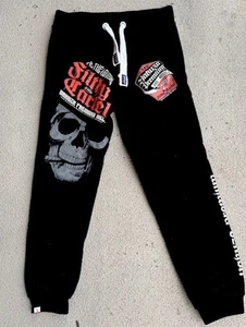 Pantalones deportivos Yakuza Premium FILTHY CARTEL negros nuevos sin etiquetas - Imagen 1 de 8