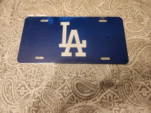 Los Angeles Dodgers Baseball MLB Metal Novelty License Plate Tag 6x12 Inches - Picture 1 of 1