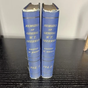 Memoirs of General William T. Sherman 2 vol. First Edition 1875 - Picture 1 of 20