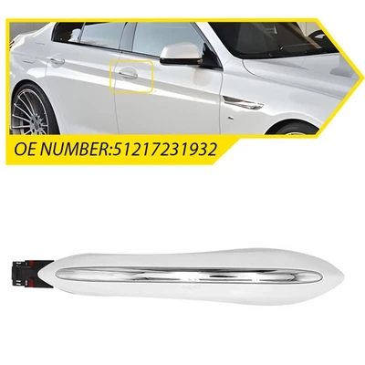 Front Door Handccess Chrome Right For BMW 550i 535i 520i 528i 640i Exterior - Image 1 of 4
