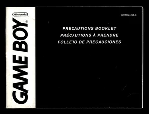 Nintendo Game Boy Precautions Booklet [H/DMG-USA-8] - Bild 1 von 2