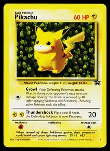 Pikachu (1) #01/53 Pokemon WoTC Promo VINTAGE - Picture 1 of 2