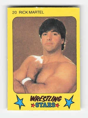 Monty Gum Wrestling Stars #20 1986 Rick Martel excelente Foto 1 de 2