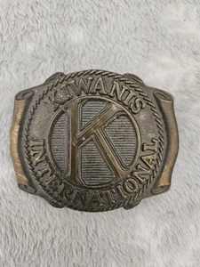 Vintage Kiwanis International Gürtelschnalle - Bild 1 von 2