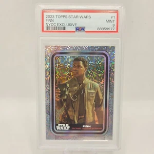 POP 3! 2023 Topps Star Wars Finn #1 NYCC Exclusive PSA 9 Comic Con - Picture 1 of 3
