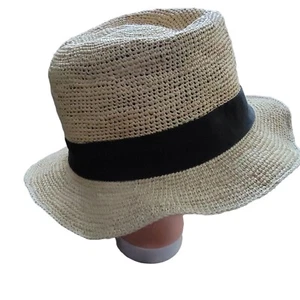 Panama Hat For Michael Starr O/S Unisex Straw Genuine Ecuador Handmade Beach - Picture 1 of 12