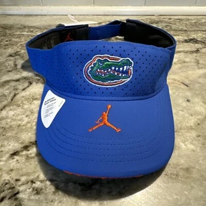 Nike Jordan Florida Gators Team Issue Blue Football On-Field Aero Visor Cap XL - Picture 1 of 6