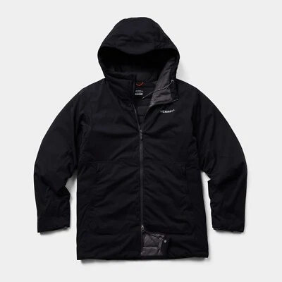 Chaqueta aislante de lluvia Merrell Whisper negra talla pequeña para hombre Foto 1 de 2