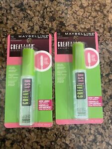 (2) New Maybelline New York Great Lash Mascara, For Lash And Brow 110 Clear