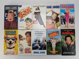 Vintage VHS Tapes Lot of 10 Various Comedies Home Alone Legally Blonde Bingo - Picture 1 of 6