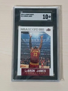 2015-16 Panini NBA Hoops - #14 LeBron James SGC 10 CHALK TOSS - Picture 1 of 2