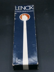 Vintage New 1978 Lenox Set/12 TINY TAPER Candles PINK w/Original Box 10" UNUSED! - Picture 1 of 9