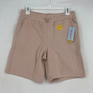 Pantalones cortos de lana Cat & Jack para niños talla XL rubor rosa bolsillos elásticos en la cintura - Imagen 1 de 5