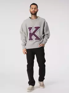 Sudadera Kenzo College Gris Perla Talla XL - Imagen 1 de 4