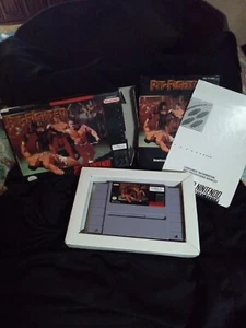 Pit Fighter Super Nintendo Game Cartridge With Box And Instruction Booklet - Picture 1 of 8