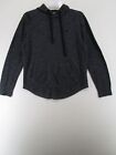Hollister Womens S Pull Over Drawstring Hooded Sweatshirt Charcoal