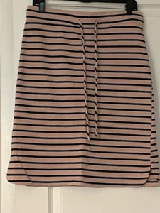 Neu ohne Etikett by OVIE ROUGE PINK/SCHWARZ GESTREIFTER FARBIGER ROCK FRENCH TERRY KNIEGRÖSSE M - Bild 1 von 3