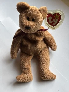 Ty Beanie Babies Curly The Bear - Picture 1 of 3